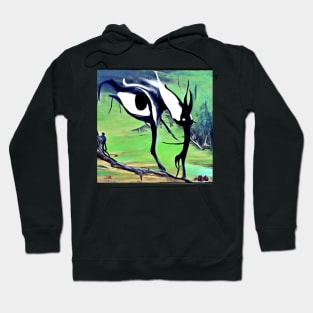 ALL SEEING FOREST ORIGINAL AI DIGITALLY GENERATED ARTWORK Hoodie